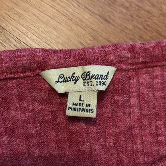 Lucky Brand lace up top - Picture 4 of 4